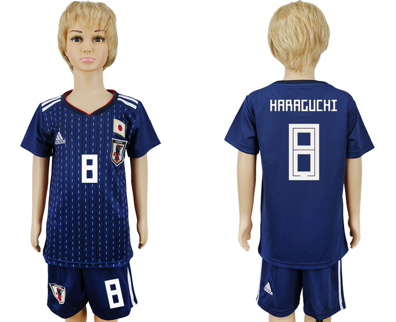 2018 maillot pour enfants JAPAN CHIRLDREN #8 HARAGUCHI